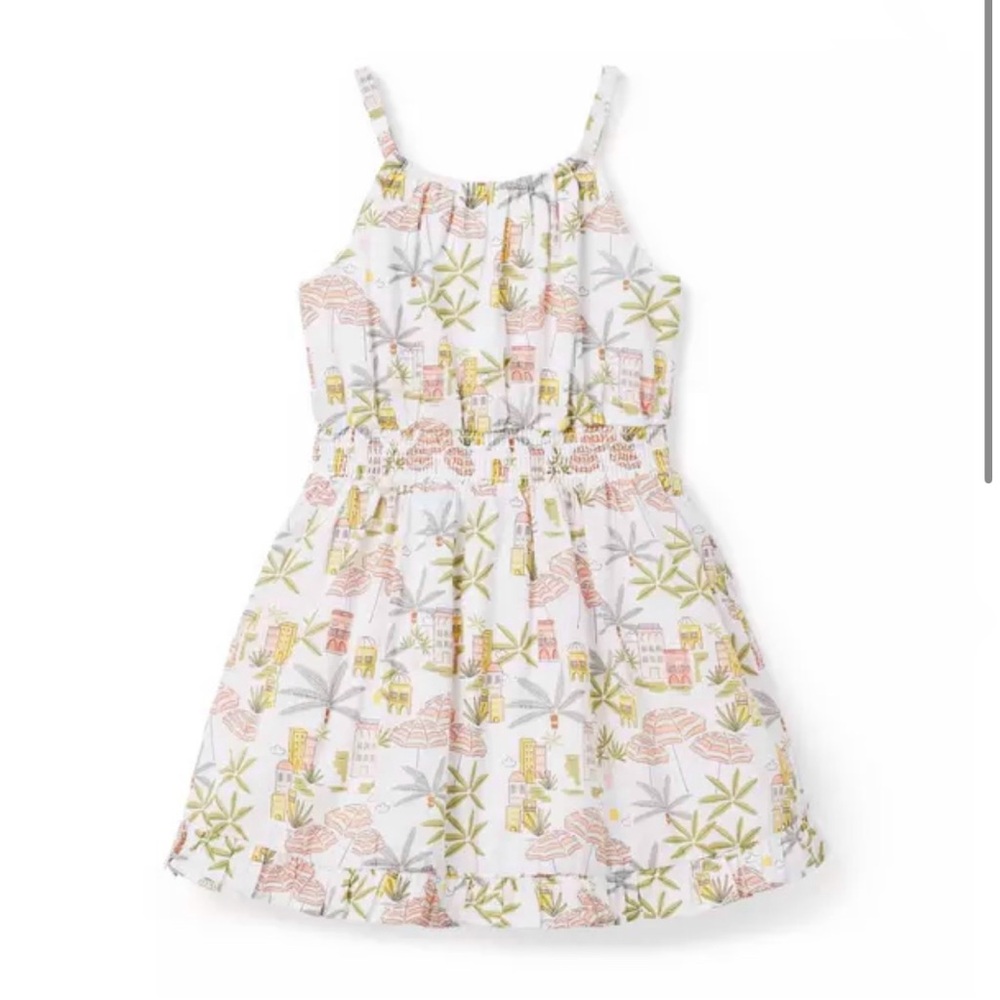 Destination tropical print sundress